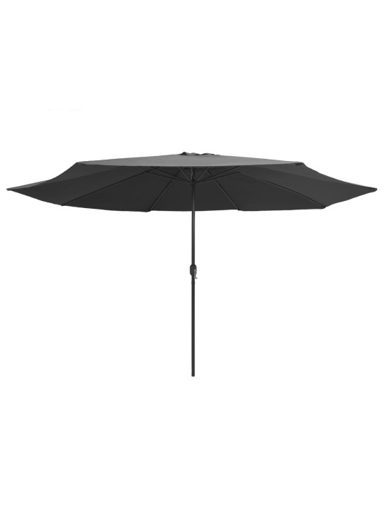 AIA PÄIKESEVARI METALLPOSTIGA 390 CM, ANTRATSIITHALL