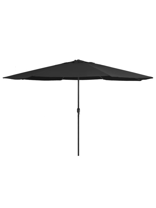 AIA PÄIKESEVARI METALLPOSTIGA 390 CM, MUST