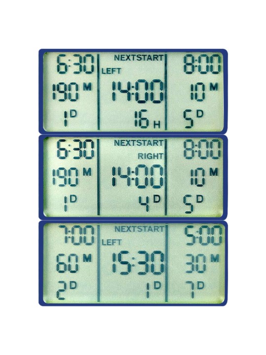 Kahe väljalaskeavaga automaatne kastmistaimer