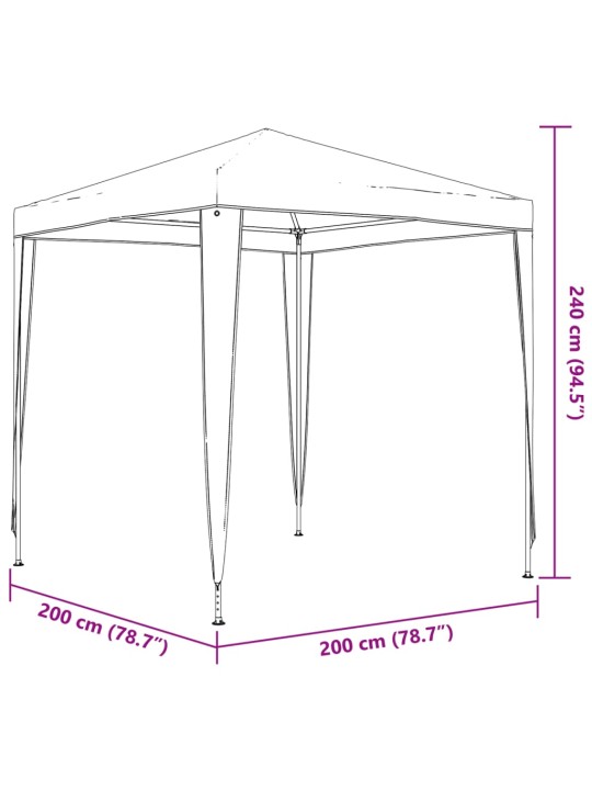 Peotelk 2 x 2 m, sinine