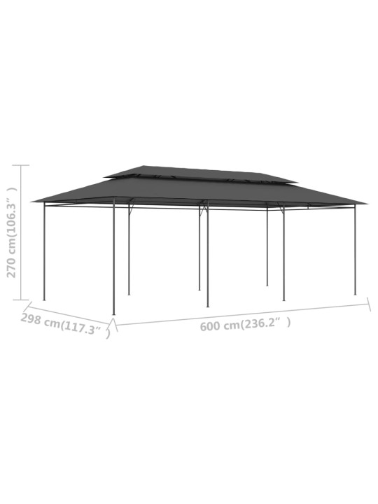 Varikatus, 600 x 298 x 270 cm antratsiithall