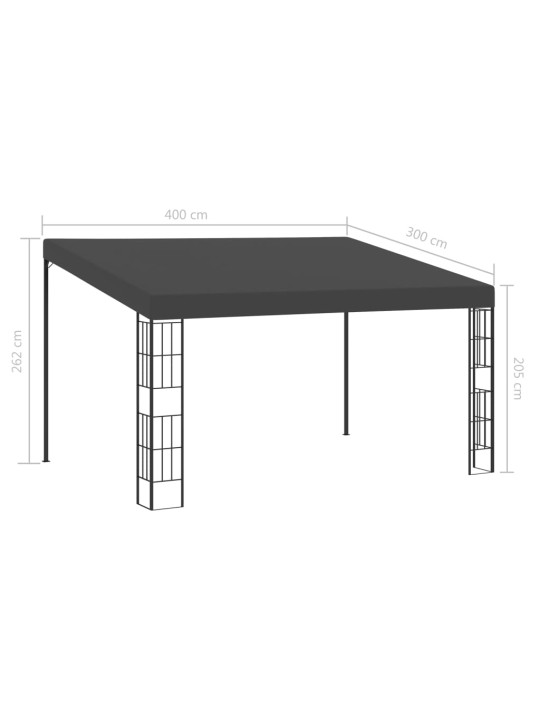 Seinale kinnitatav varjualune 3 x 4 m, antratsiithall, kangas