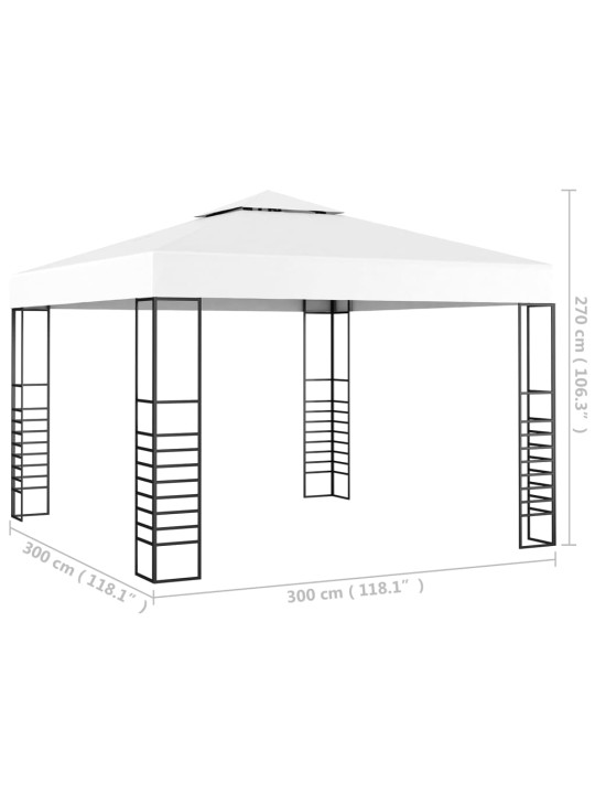 Aiatelk 3 x 3 m, valge