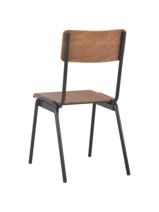 Söögitoolid 6 tk, pruun vineer