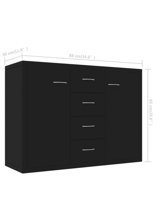 Puhvetkapp hall 88 x 30 x 65 cm, puitlaastplaat