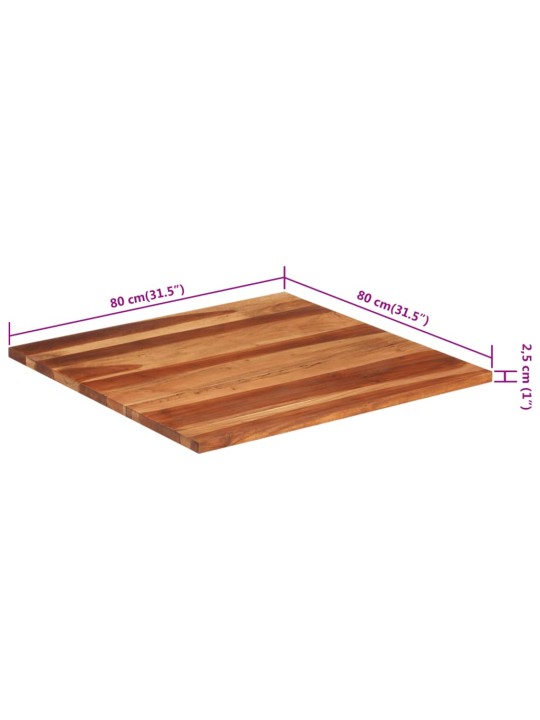 LAUAPLAAT AKAATSIAPUIDUST 25-27 MM 80 X 80 CM