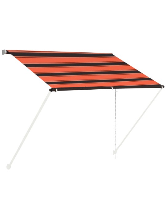 SISSETÕMMATAV VARIKATUS, 100 X 150 CM, ORANŽ JA PRUUN