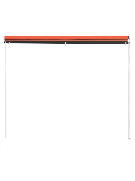 SISSETÕMMATAV VARIKATUS, 150 X 150 CM, ORANŽ JA PRUUN