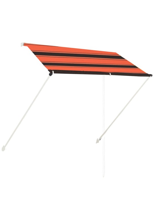 SISSETÕMMATAV VARIKATUS, 200 X 150 CM, ORANŽ JA PRUUN