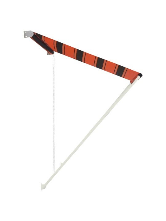 SISSETÕMMATAV VARIKATUS, 400 X 150 CM, ORANŽ JA PRUUN