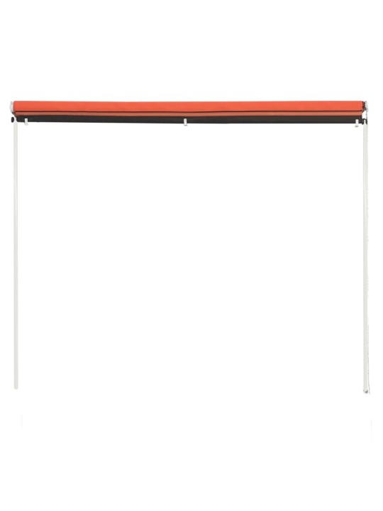 SISSETÕMMATAV VARIKATUS, 400 X 150 CM, ORANŽ JA PRUUN