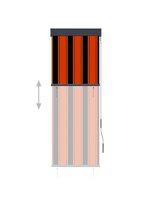 Väliruloo 60 x 250 cm, oranž ja pruun