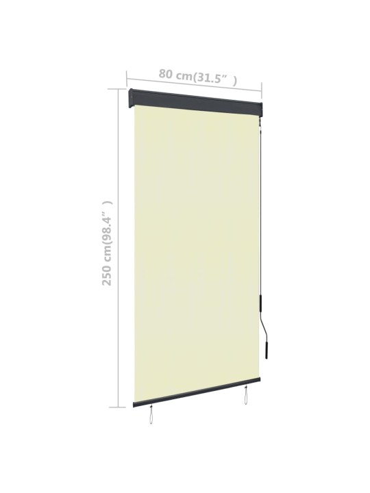 VÄLIRULOO 80 X 250 CM, KREEMJASVALGE