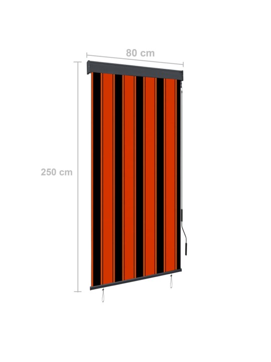 Väliruloo 80 x 250 cm, oranž ja pruun