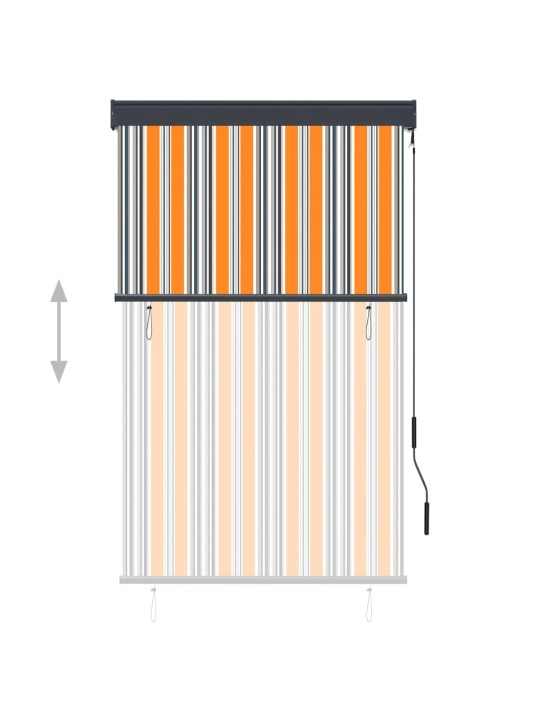 VÄLIRULOO 100 X 250 CM, KOLLANE JA SININE