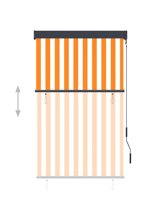 Väliruloo 100 x 250 cm, valge ja oranž