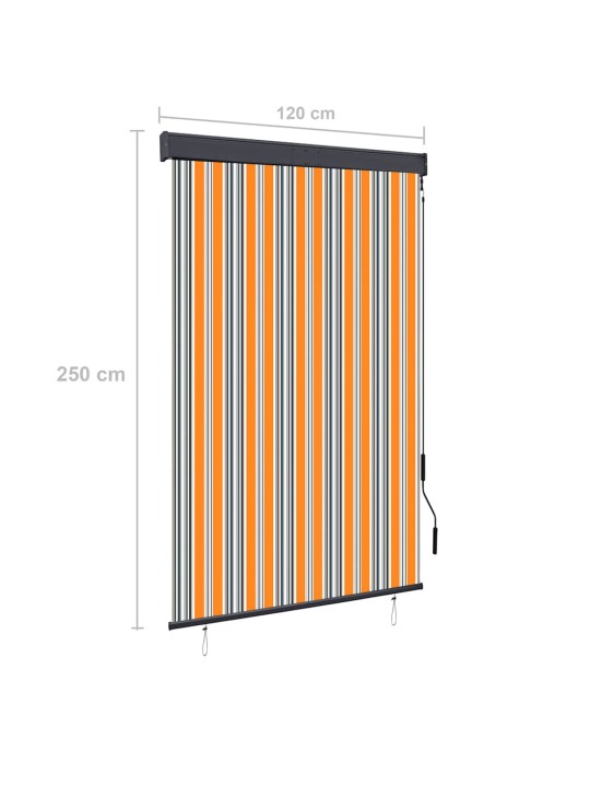 Väliruloo 120 x 250 cm, kollane ja sinine