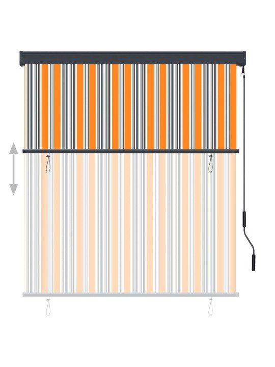 VÄLIRULOO 140 X 250 CM, KOLLANE JA SININE