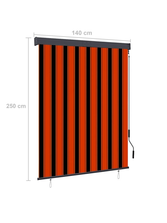 Väliruloo 140 x 250 cm, oranž ja pruun