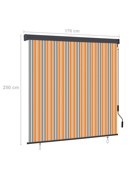 VÄLIRULOO 170 X 250 CM, KOLLANE JA SININE