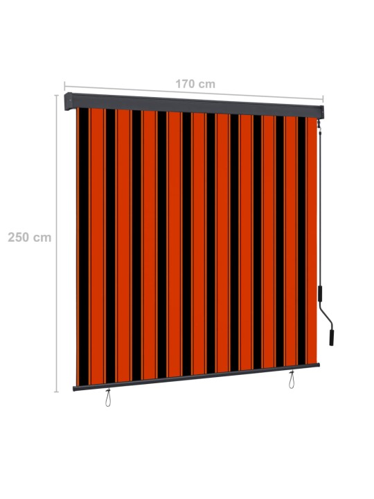 VÄLIRULOO 170 X 250 CM, ORANŽ JA PRUUN