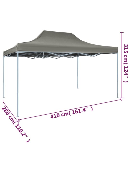 Professionaalne kokkupandav peotelk, 3 x 4 m, teras, antratsiithall