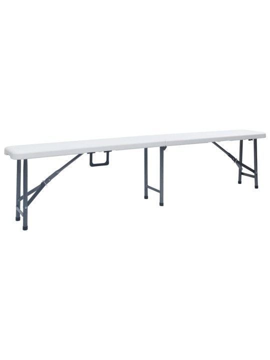 KOKKUPANDAVAD AIAPINGID, 2 TK, 180 CM, HDPE, VALGE