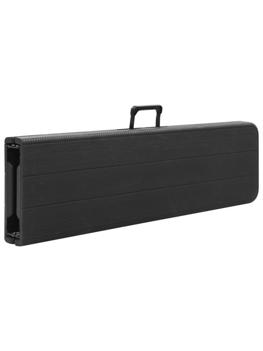 KOKKUPANDAVAD AIAPINGID, 2 TK, 180 CM, HDPE, MUST