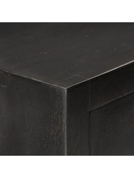 Kummut, must ja kuldne, 45 x 30 x 105 cm mangopuit