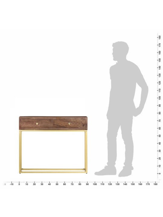 Konsoollaud, 90 x 30 x 75 cm, mangopuit