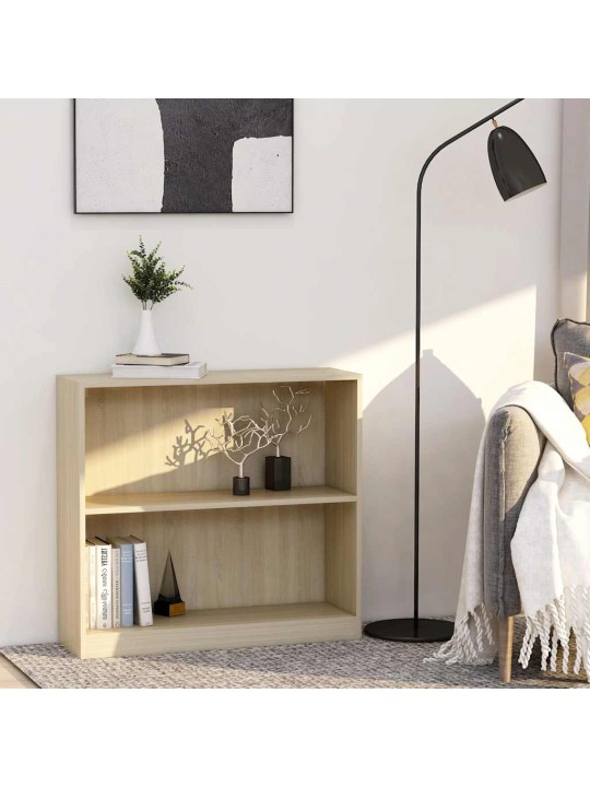 RAAMATURIIUL SONOMA TAMM 80X24X75 CM ENGINEERED WOOD