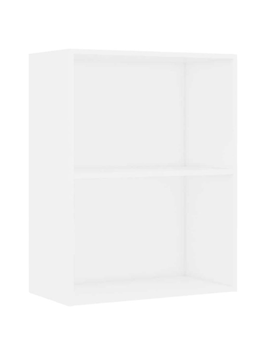 RAAMATURIIUL VALGE 60X30X76,5 CM ENGINEERED WOOD