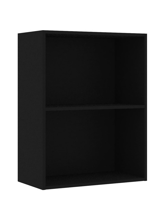 RAAMATURIIUL MUST 60X30X76,5 CM ENGINEERED WOOD