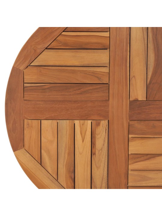 Lauaplaat, tiikpuu, ümmargune, 2,5 cm, 70 cm