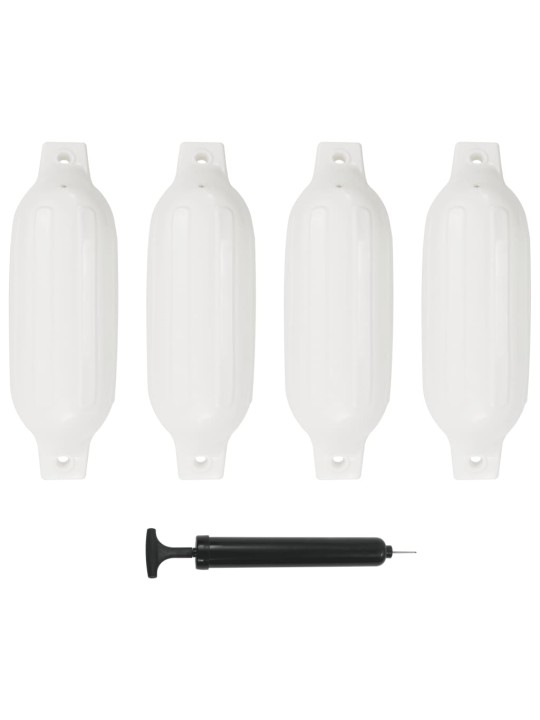 PAADI KAITSERAUD 4 TK, VALGE, 41 X 11,5 CM, PVC