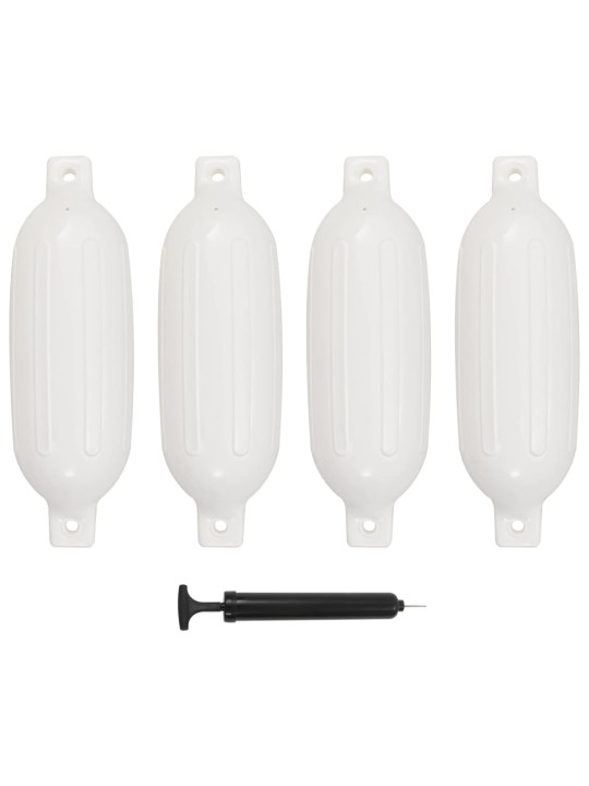 PAADI KAITSERAUD 4 TK, VALGE, 58,5 X 16,5 CM, PVC