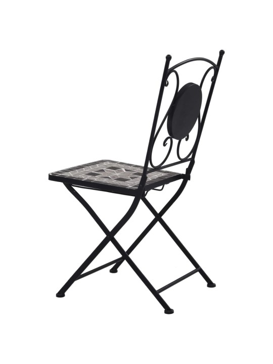 3-kohaline bistrookomplekt, keraamilised plaadid, hall