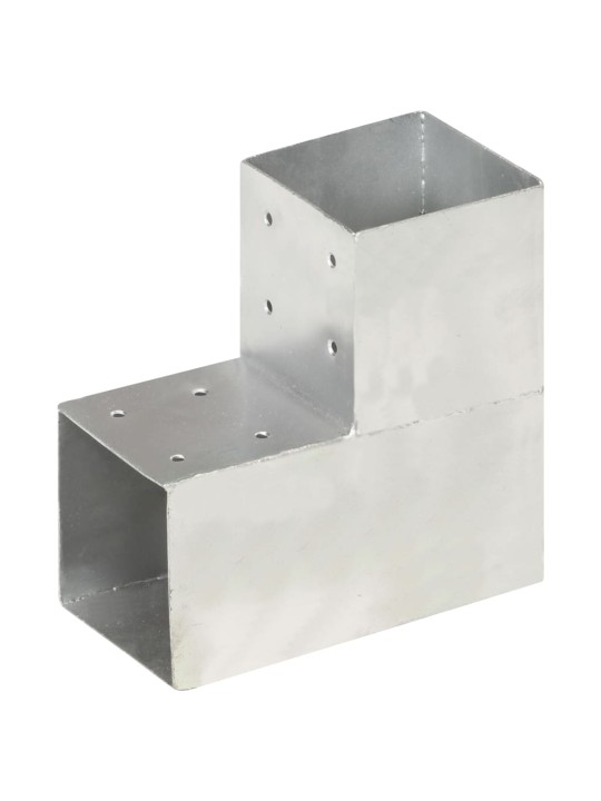Postiühendus L-kujuline, tsingitud metall, 101 x 101 mm