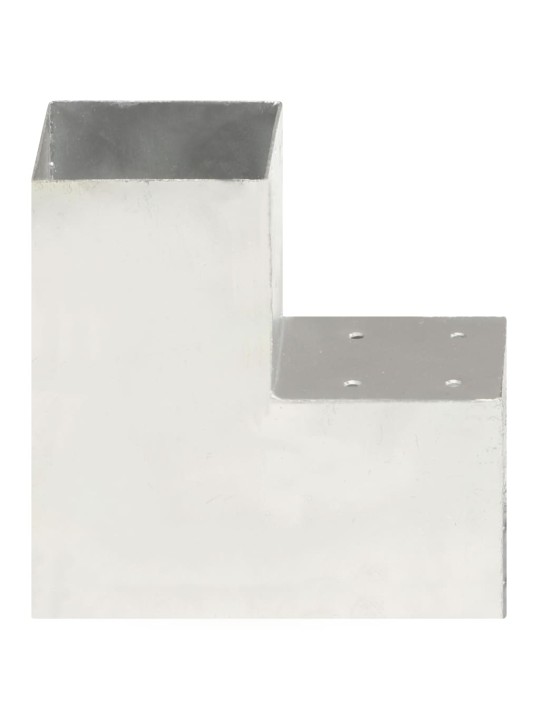 Postiühendus L-kujuline, tsingitud metall, 101 x 101 mm