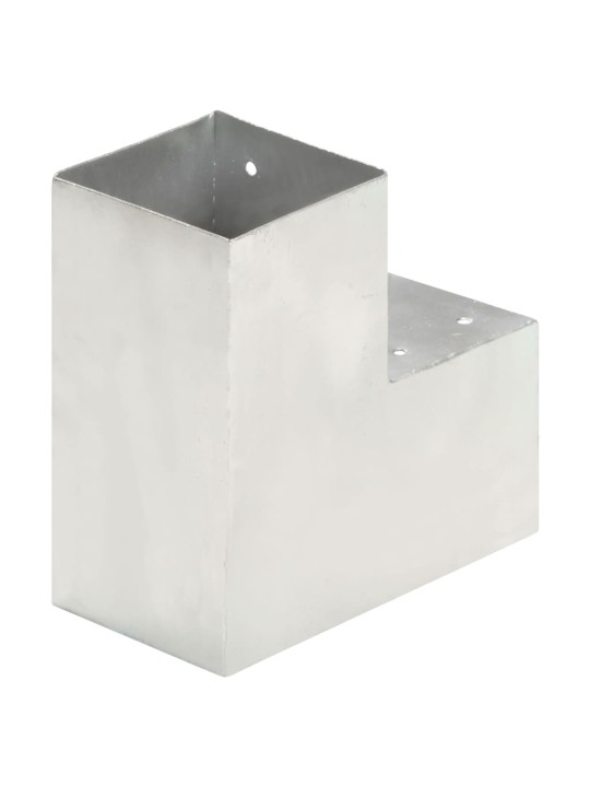 Postiühendus L-kujuline, tsingitud metall, 101 x 101 mm