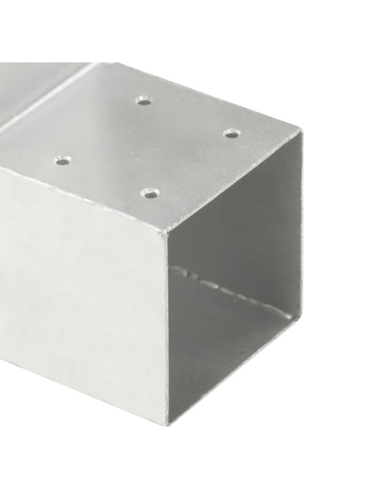 Postiühendus L-kujuline, tsingitud metall, 101 x 101 mm