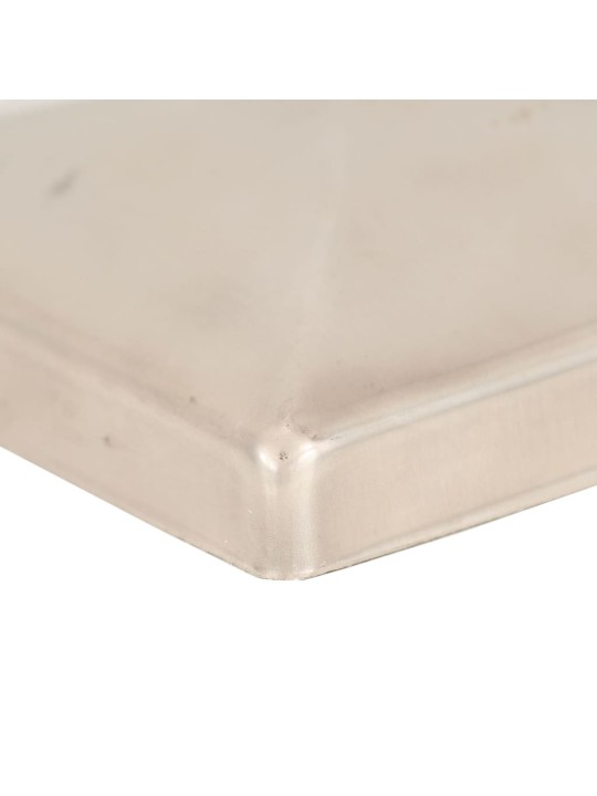 Püramiidikujuline postiots, 6 tk, roostevaba teras, 101x101 mm