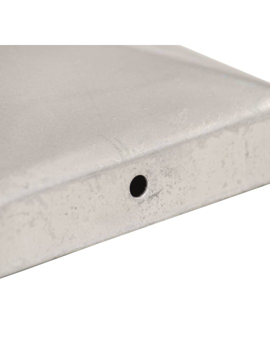 PÜRAMIIDIKUJULINE AIAPOSTIOTS, 6 TK, TSINGITUD METALL, 71X71 MM