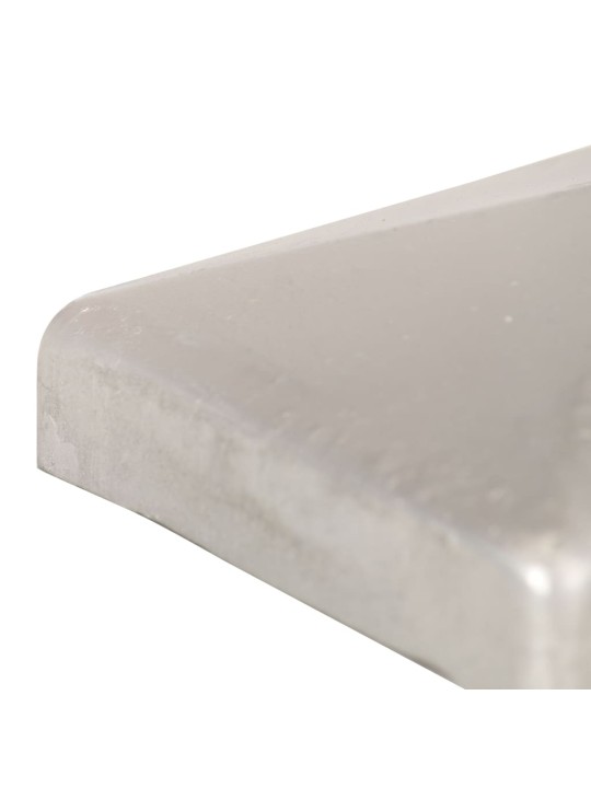 PÜRAMIIDIKUJULINE AIAPOSTIOTS, 6 TK, TSINGITUD METALL, 71X71 MM