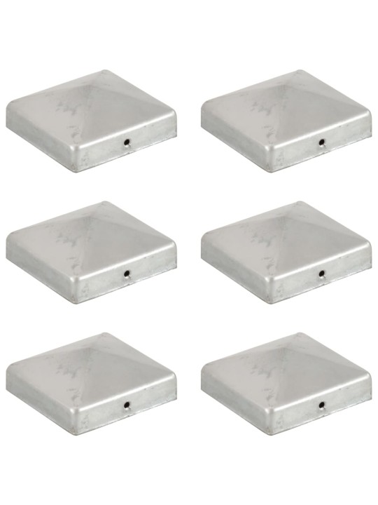 PÜRAMIIDIKUJULINE AIAPOSTIOTS, 6 TK, TSINGITUD METALL, 81X81 MM