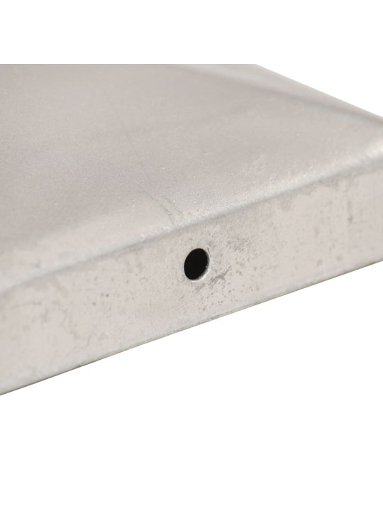 PÜRAMIIDIKUJULINE AIAPOSTIOTS, 6 TK, TSINGITUD METALL, 81X81 MM