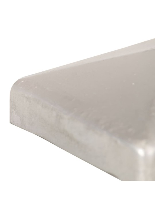 PÜRAMIIDIKUJULINE AIAPOSTIOTS, 6 TK, TSINGITUD METALL, 81X81 MM