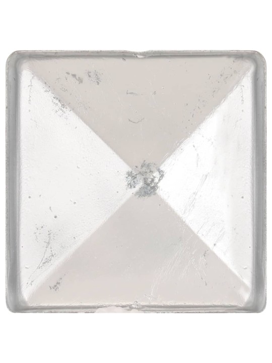 Püramiidikujuline postiots, 6 tk, tsingitud metall, 101x101 mm