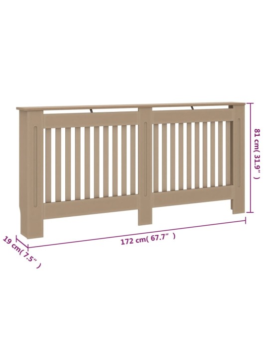 Radiaatorikate 172 x 19 x 81 cm, mdf
