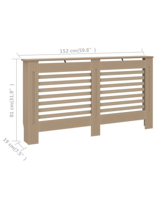Radiaatorikate 152 x 19 x 81 cm, mdf